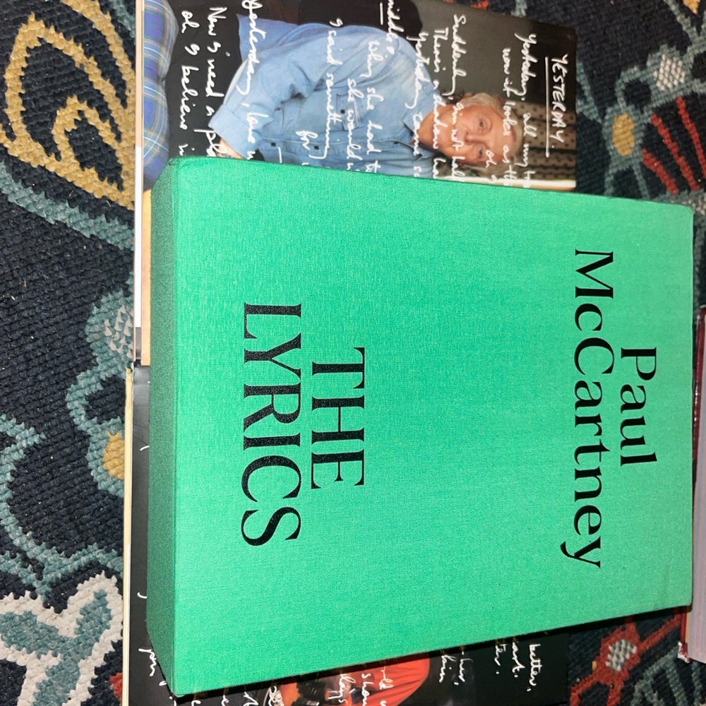 Tons of Beatles books!!! Including Paul McCartney "The Lyrics" Hardcover